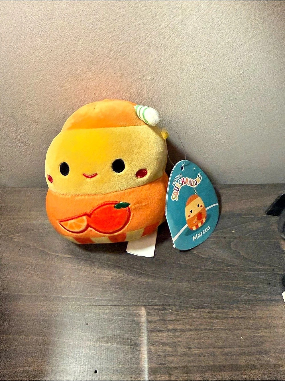 Squishmallows Marcos the Orange Juice Plush Orange & Yellow